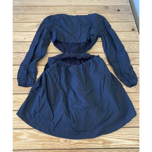 Le Lis Collection Women’s Black Open Back Dress Size Medium - Picture 2 of 8